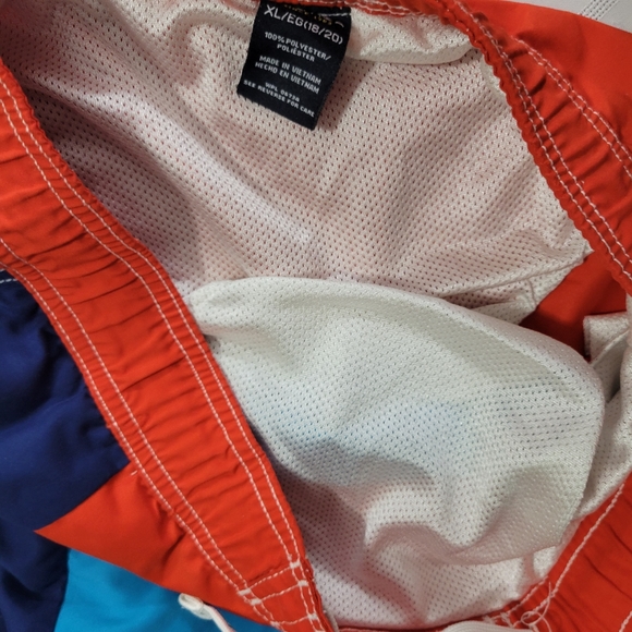 NAUTICA Boys XL 18/20  Swim Trunks beach Logo - Picture 11 of 13